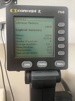 Concept2 RowErg PM5 | Like New | Only 140k Lifetime Meters