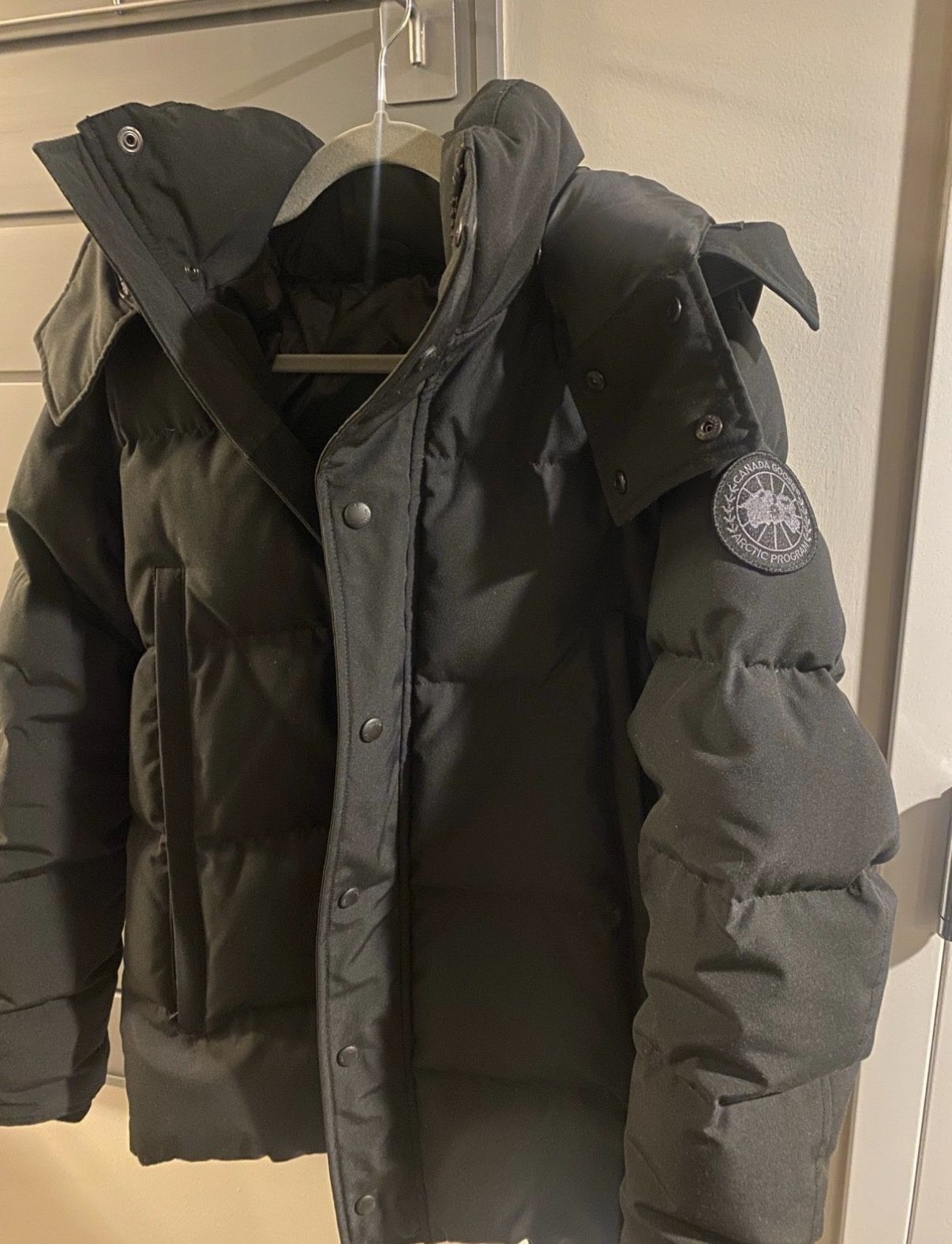 Canadian Goose Wyndham Black Label Parka Detachable Fur Hood