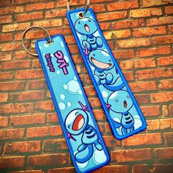 1 Piece Double Sided 5 Inch Pokemon Wooper Keychain
