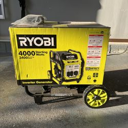 Ryobi 4000W Inverter Generator 