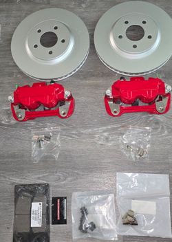 Brand New Mustang Front Calipers, Rotors and Pads