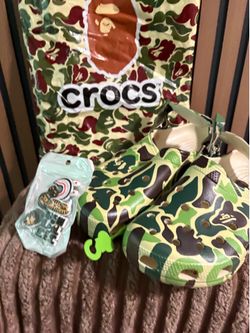 Green. Crocs