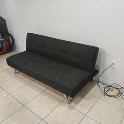 5 Feet By 4 Feet Couch / Bed Black 
