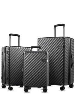 LuggeX 3-Piece Hardshell Luggage Set