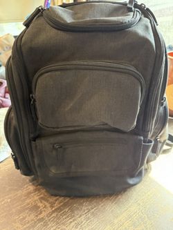 Large Black Diaper Backpack