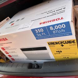 New.    Toshiba Air/conditioner.   Paid Over 300$ At Homedepot.   Have Receipt 