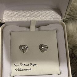 Heart shaped studs 