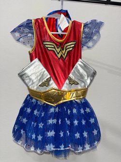 Wonder Woman Girls Costume Dress Sz XS (4/5)