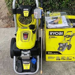 RYOBI 3100 PSI 2.3 GPM Cold Water Gas Pressure Washer Honda