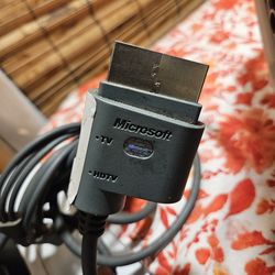 Microsoft TV To HDTV Adapter Cords