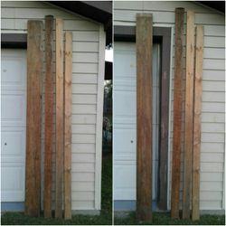 4 Pieces of Salvaged Lumber