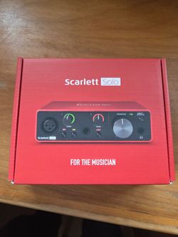 Focusrite Scarlett Solo Gen 3
