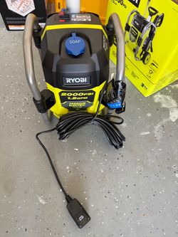 Ryobi 2000 psi pressure washer