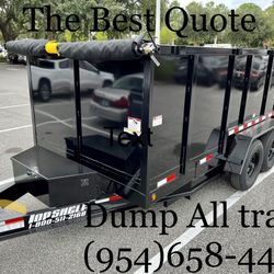 Dump Trailer 14 Ft/ 2 Lift Hyd. 2023
