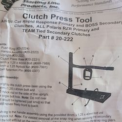 Rzr Clutch Tool. 
