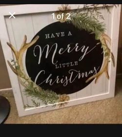 Merry Christmas Wall Decor 72x72