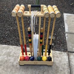 Deluxe Heavy Duty Croquet Set