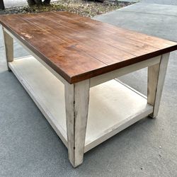 Coffee Table For Sale - Dark Walnut 48” L X 26”D