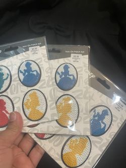 $6Each Or All 15$ Iron On Patch Sequence Sticker