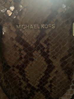 Michael Kors Cross Bag Snake Print
