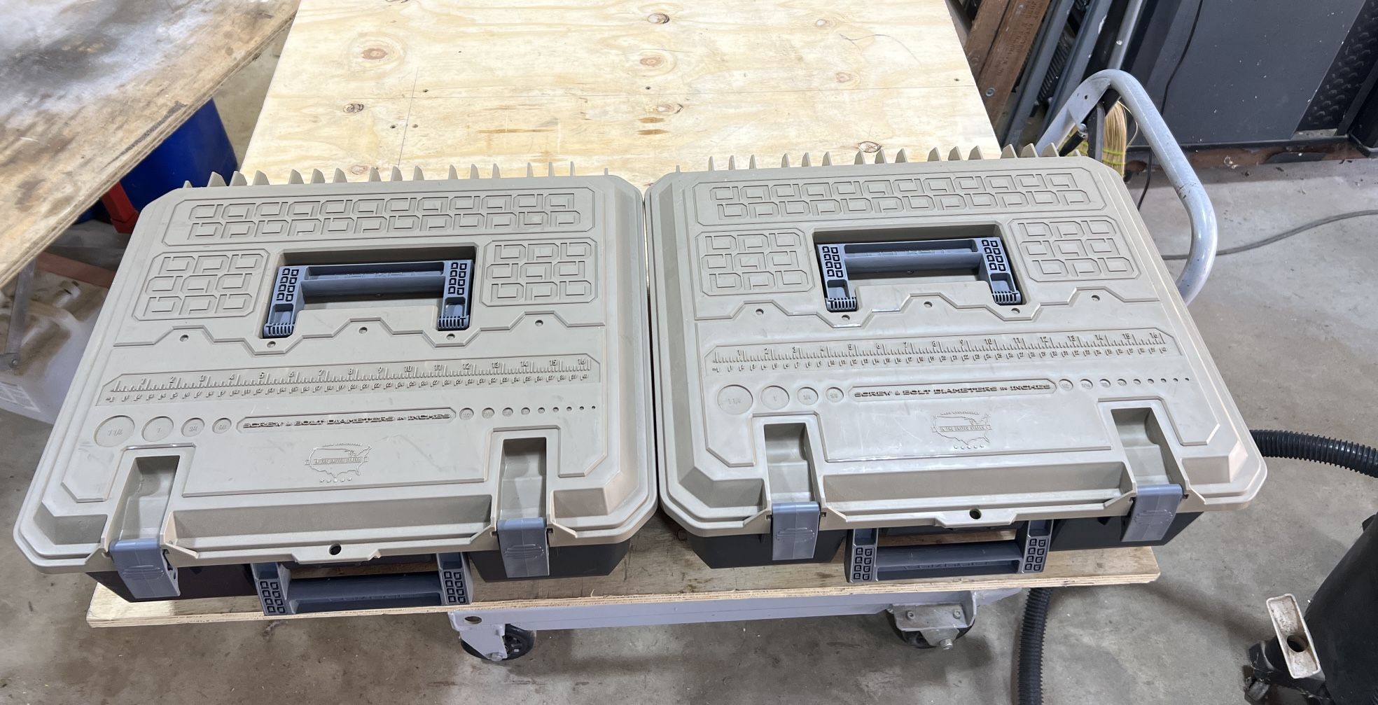 Two DECKED Brand Truck Storage Containers