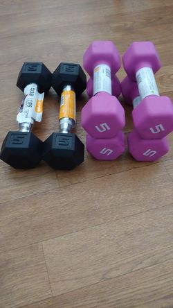 5 lb dumbbell negotiable