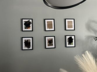 8x7 Picture Frames Black 
