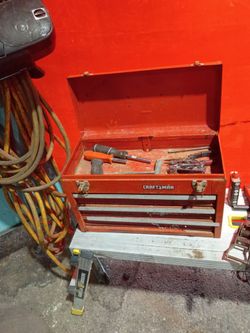 Tool box with tools