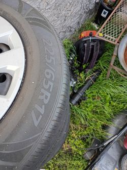 Gently Used Tires And Rims Off A 2018 Nissan Rogue