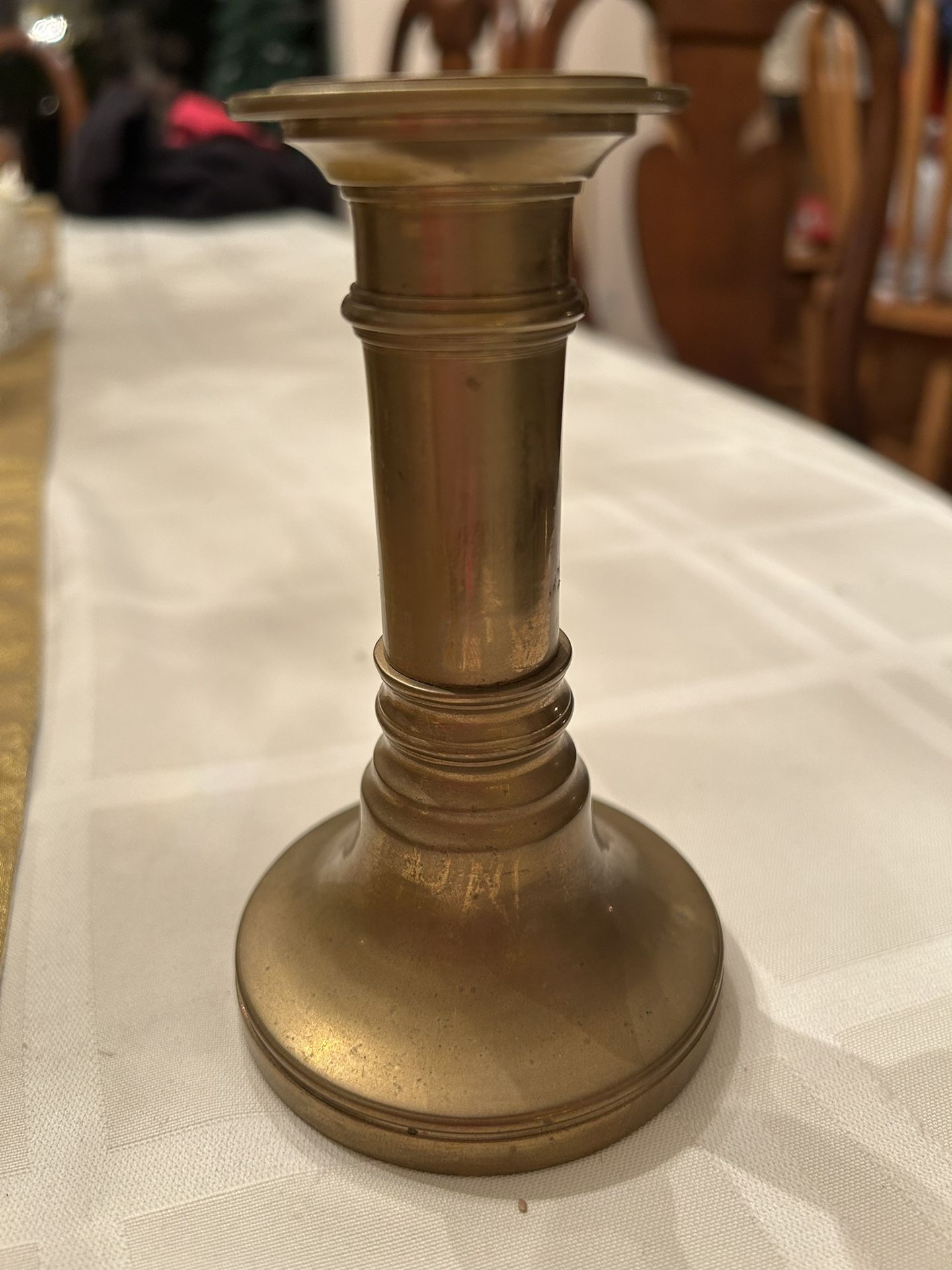 Gold Color CandleStick Vintage