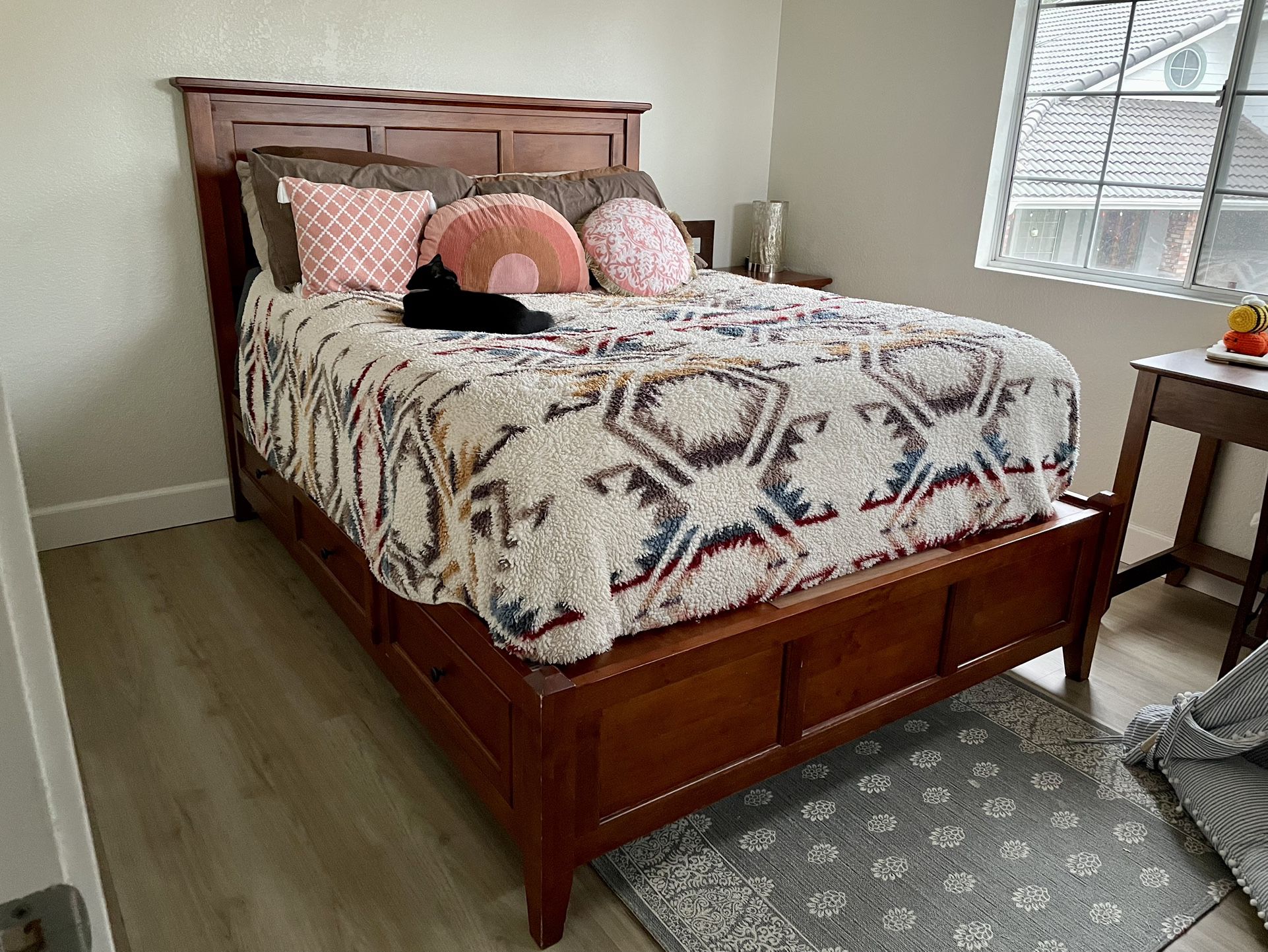 Oak Bed Set 