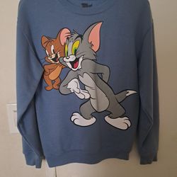 Tom And Jerry T Shirt And Sweatshirt  Size Is Xs