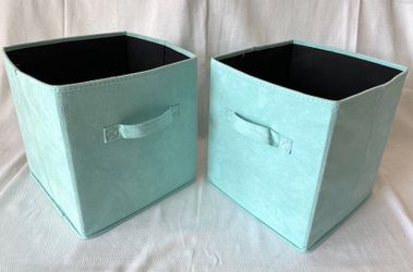Set 2 Decorative Storage Bin
