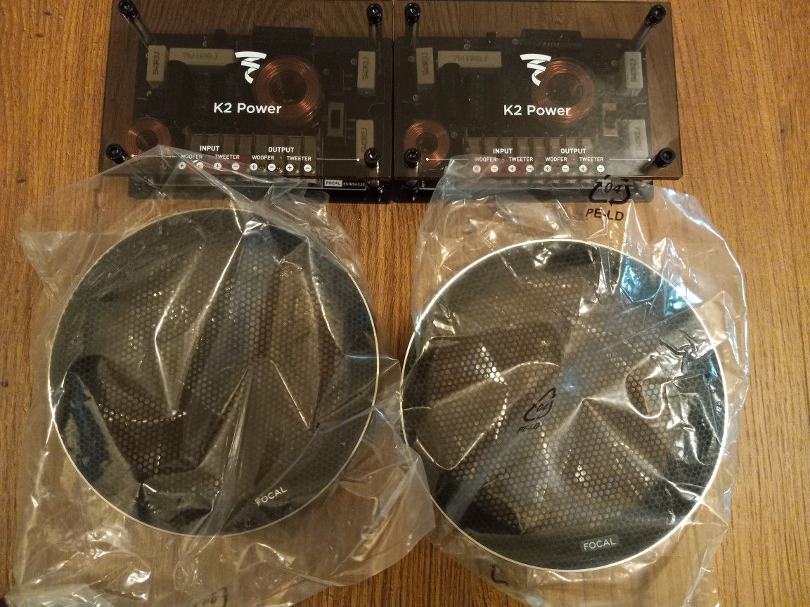 Brand New Focal Elite K2 Power Crossovers For Car Stereo