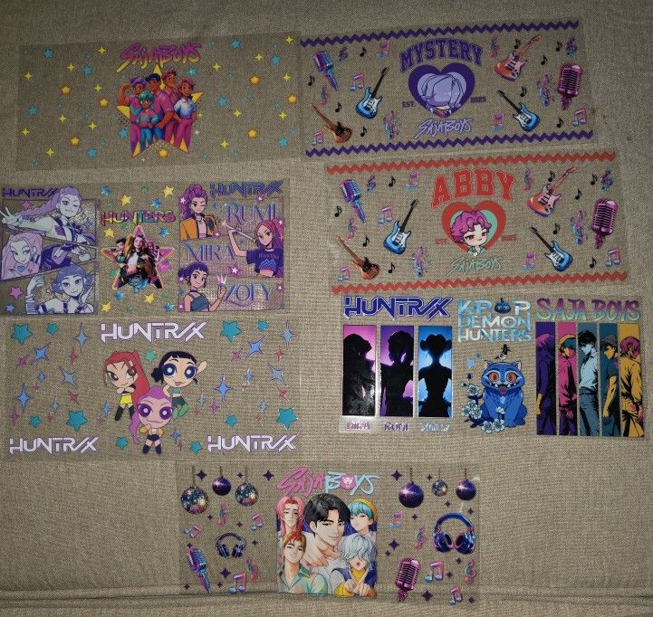 K,pop Hunters 16oz Cup Wraps