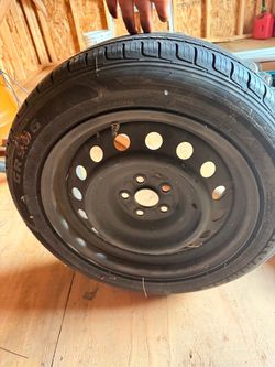 Steel Rim with Tire Mounted