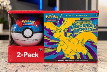 Pokémon Ascended Heroes Elite Trainer Box & Poké Ball 2-Pack – Sealed