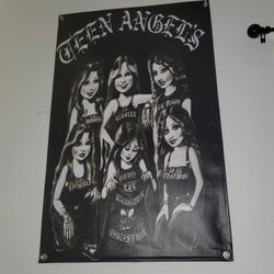 Teen Angels Plastic/ Canvas Poster