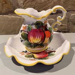 Vintage Pitcher & Saucer  