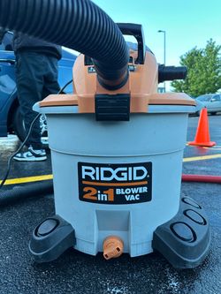 RIDGID 2-in-1 Blower Vac Wet/Dry Vacuum - 16 Gal / 6.5 HP