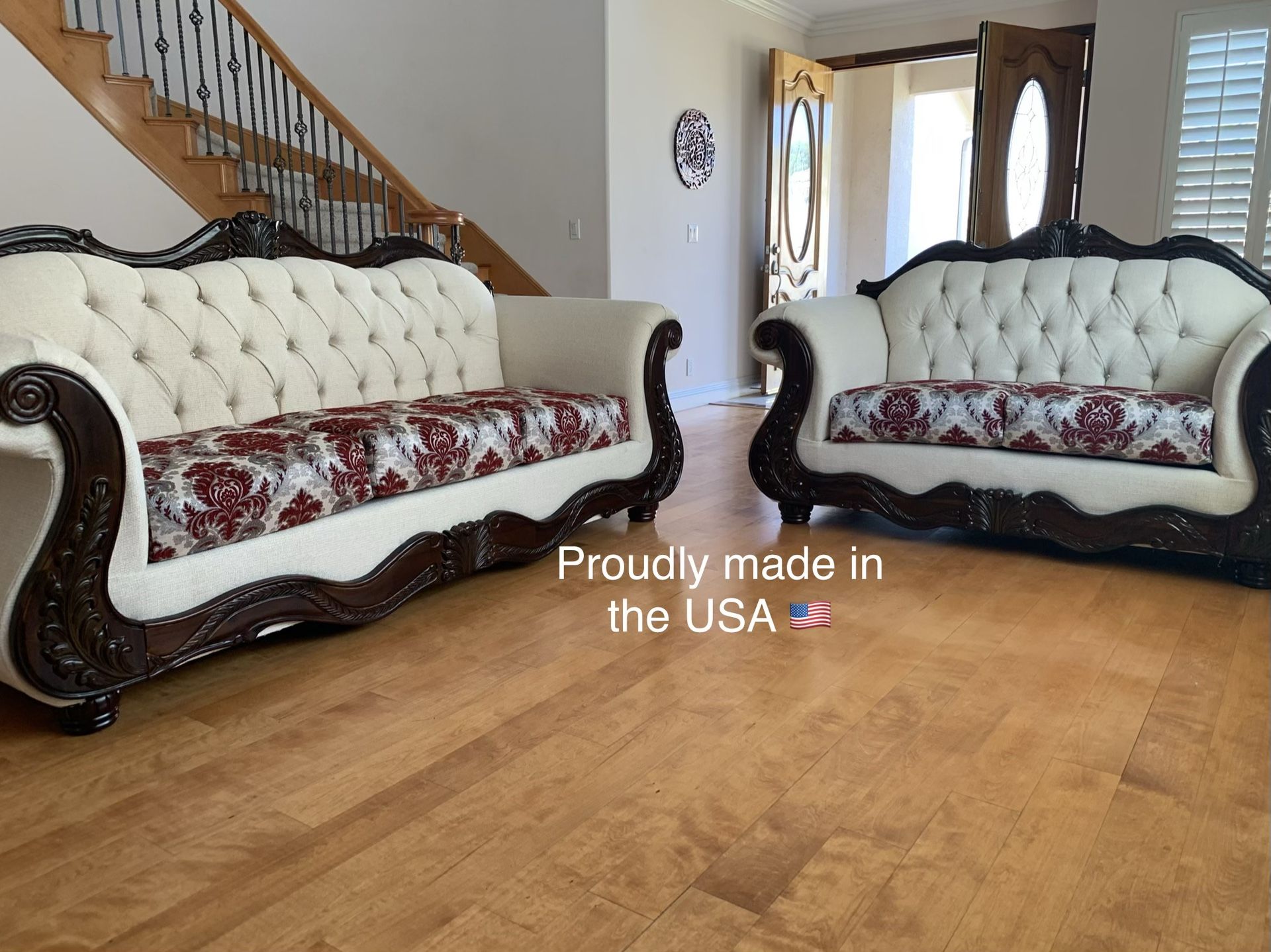$1399 Brand New Sofa And Loveseat Set (Read Description Below)