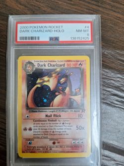 Dark Charizard holo PSA8