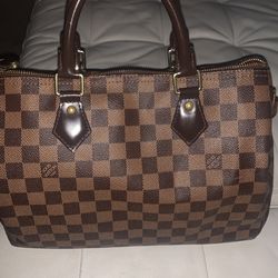 Authentic Louis Vuitton Checkered Speedy bag
