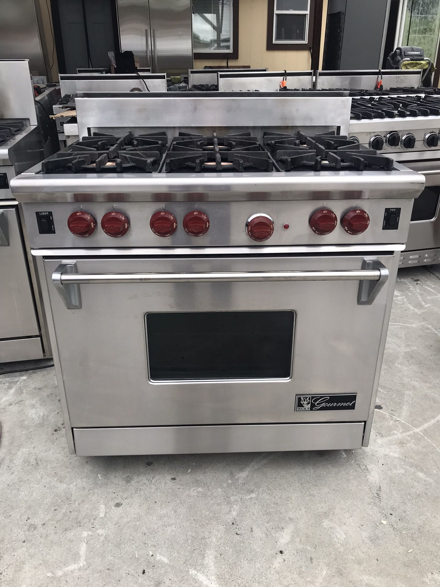 Wolf Gourmet Professional Stove 36”