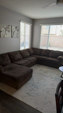 brown couch