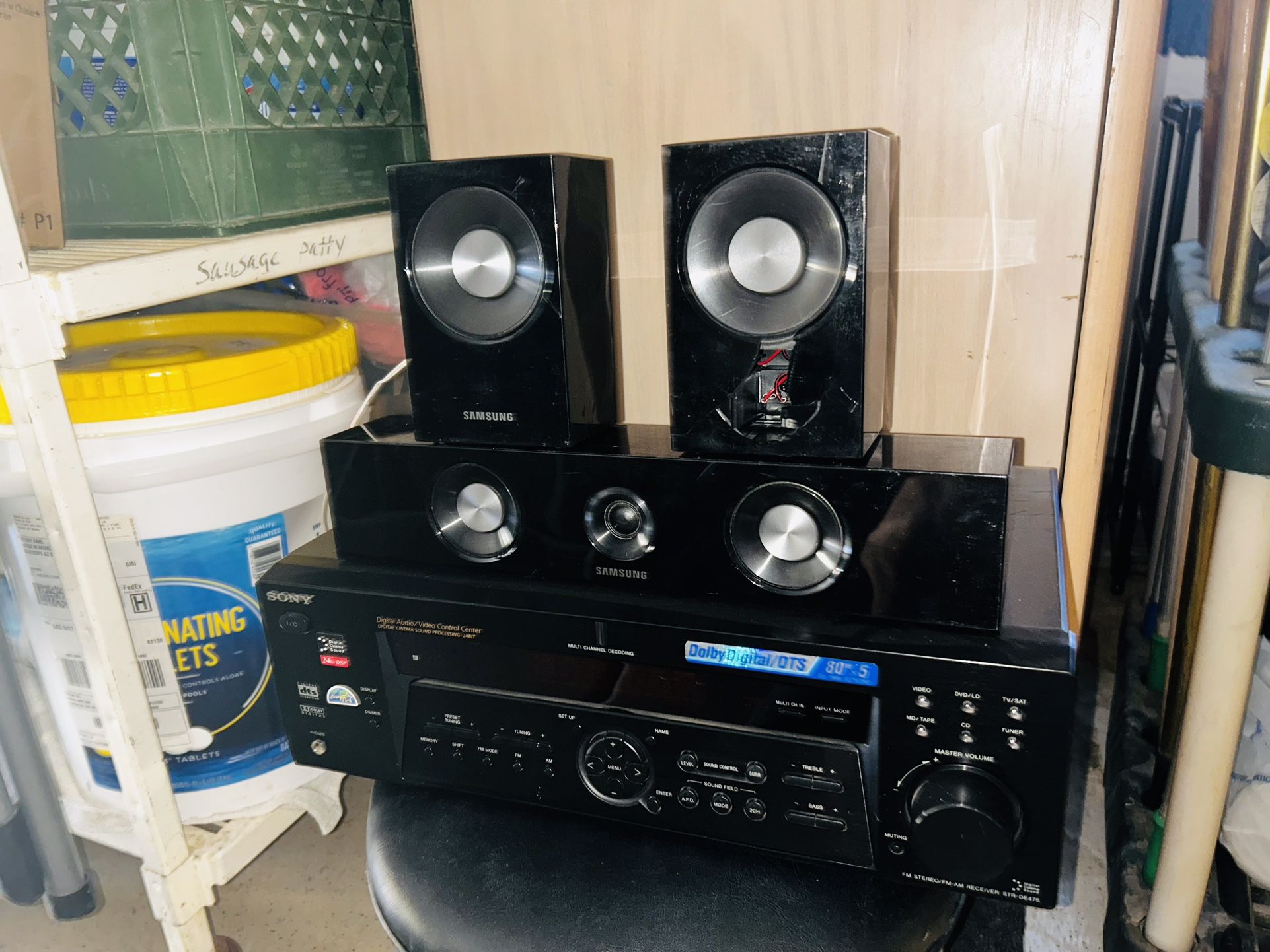 SONY Receiver/ amplifier + Speakers