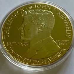Commemorative John F. Kennedy Coin for Sale