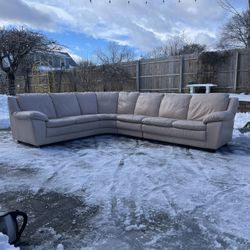 FREE DELIVERY Leather Couch