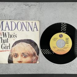 Madonna “Who’s That Girl” 45 Vinyl Record
