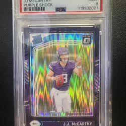 PSA 9 JJ McCarthy Purple Shock #235